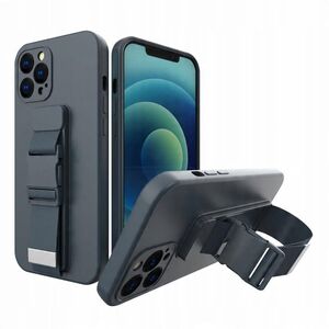 Θήκη Rope żelowe etui με λουράκι αλυσίδα τσάντα λουράκι Samsung Galaxy S21 5G μπλε