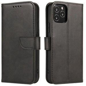 Κομψή θήκη Magnet Case με καπάκι και λειτουργία βάσης για Samsung Galaxy A73 μαύρο