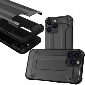 Υβριδική Θήκη Armor για iPhone 14 Pro θωρακισμένη υβριδική θήκη μαύρη