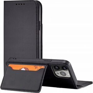Θήκη κάρτας μαγνήτη etui iPhone 14 Plus θήκη με καπάκι πορτοφόλι βάση μαύρο