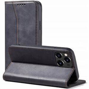 Θήκη Magnet Fancy Case για iPhone 14 Pro Max με καπάκι, πορτοφόλι, βάση, μαύρο