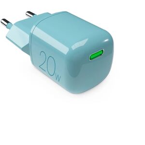 Φορτιστής τοίχου Puro 20W GaN USB-C - πράσινη