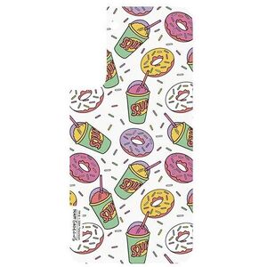 Panel Samsung GP-TOU021HOOPW do etuiFrame Cover do Galaxy S22+ Simpsons Donut biały/white