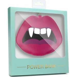 Powerbank Babaco Brelok Usta 2200mAh Czerwony