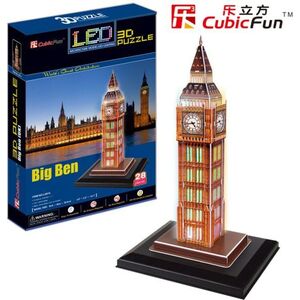 Cubicfun PUZZLE 3D Zegar Big Ben (Światło) - L501H
