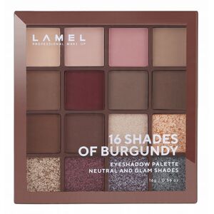 Παλέτα σκιών LAMEL Shades of Burgundy No. 16-4&