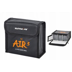 Futerał Etui Pokrowiec 3x Akumulator Bateria Ognioodporny Dji Air 3 / 3s / 3 S / A3-dc599-3
