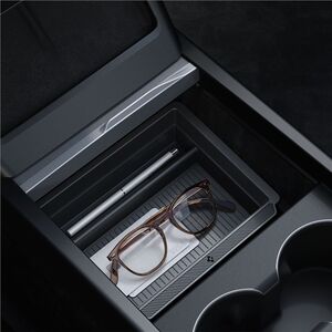 Spigen Spigen Tesla Sliding Console Organizer (Bottom), black - Tesla Model 3 (2024)