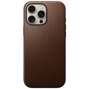 Nomad Nomad Μοντέρνα Δερμάτινη Θήκη, καφέ - iPhone 16 Pro Max