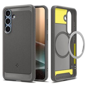 Θήκη Spigen Rugged Armor Mag MagSafe Samsung Galaxy S25 Marble Grey