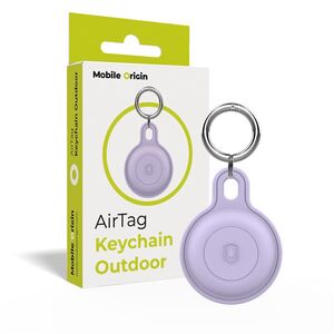 MOBILE ORIGIN AirTag Outdoor KeyChain, μοβ