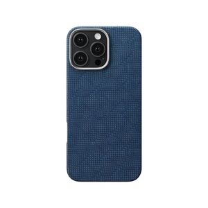 Θήκη Υφασμένη Αφής Pitaka, PTK Σκούρο Μπλε - iPhone 16 Pro