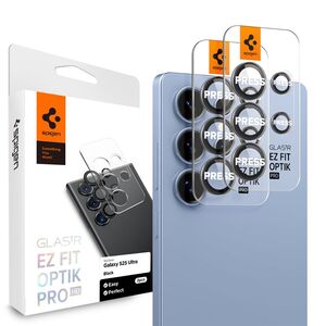 ΠΡΟΣΤΑΤΕΥΤΙΚΟ ΚΑΜΕΡΑΣ Spigen OPTIK PRO HD GLAS.TR ”EZ FIT” CAMERA PROTECTOR 2-PACK GALAXY S25 ULTRA BLACK
