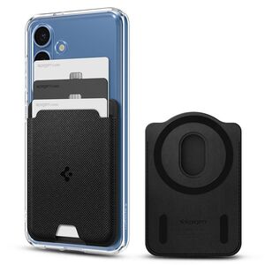 Πορτοφόλι Spigen Urban Fit MagSafe, μαύρο - Samsung Galaxy S25 series