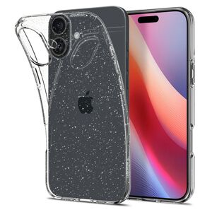Spigen Θήκη IPHONE 16 Spigen Liquid Crystal Glitter Crystal διαφανές