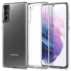 Spigen ΘΗΚΗ SPIGEN ULTRA HYBRID GALAXY S21 CRYSTAL CLEAR καθολικός