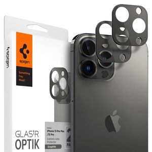 Spigen Tempered Glass for Camera Spigen Optik Camera Lens Apple iPhone 13 Pro/13 Pro Max Graphite [2 PACK]