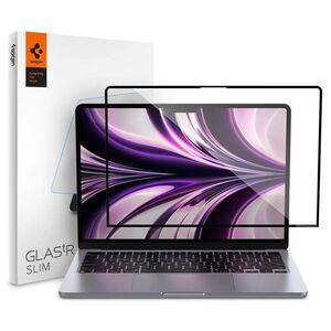 Φίλτρο Spigen Spigen Glass FC σκληρυμένο γυαλί για την οθόνη Macbook Air 13" 2022 μαύρο