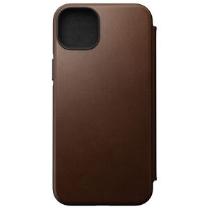 Nomad Nomad Δερμάτινο MagSafe Folio, καφέ - iPhone 14 Plus