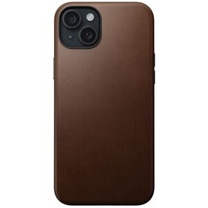 Nomad Nomad Μοντέρνα Δερμάτινη Θήκη, καφέ - iPhone 15 Plus