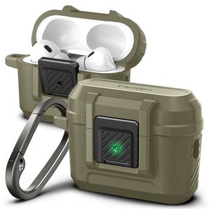 Spigen Θήκη για APPLE AIRPODS PRO 1 / 2 Spigen Lock Fit Matte χακί