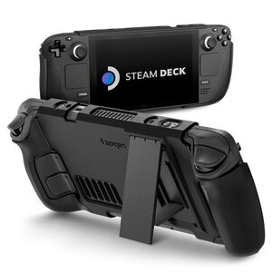 Spigen Spigen Thin Fit with Kick Stand, μαύρο - Steam Deck 13186151 8809896743877