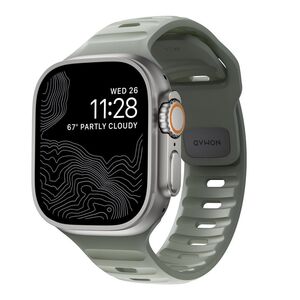Nomad Nomad Sport Strap M/L, παράκτιος βράχος - Apple Watch Ultra 2/1 (49mm) 9/8/7 (45mm)/6/SE/5/4 (44mm)/3/2/