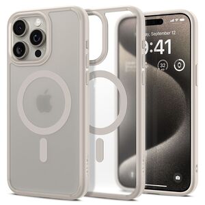 Spigen SPIGEN ULTRA HYBRID MAG MAGSAFE IPHONE 15 PRO MAX FROST NATURAL TITANIUM
