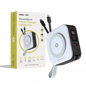 Φορητός Φορτιστής Mobile Origin Travel Charger 10000mAh Λευκό