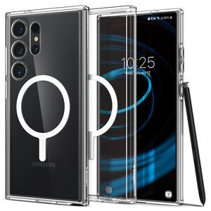 Spigen Spigen Ultra Hybrid OneTap Metal Ring MagSafe, λευκό - Samsung Galaxy S24 Ultra