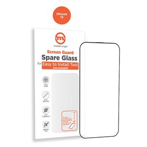 Mobile Origin Orange Screen Guard Spare Glass - προστατευτικό γυαλί οθόνης για iPhone 15