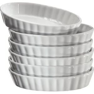 Kuchenprofi Naczynie Kuchenprofi Burgund do crme brle, 14x8,5x2,5 cm, 6 szt.