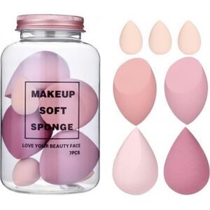 eCarla ECARLA ZESTAW GB06R 7 gąb. d/makij. ROSE CREAM DUO