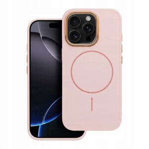 Θήκη FRAME MAG COVER συμβατή με MagSafe για IPHONE 16 σε απαλό ροζ