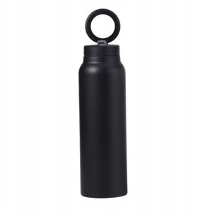 Butelka / bidon na wodę metal z uchwytem kompatybilnym z Magsafe 950ml czarny