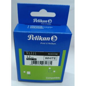 Ταινία εκτύπωσης Pelikan 91221 για DYMO μαύρο σε λευκό συμβατό