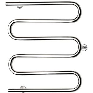 Πετσετοκρεμάστρα WELLMER, 830 x 550 mm, ανοξείδωτο ατσάλι, DN32, 5b, 1/2", εσωτερικό σπείρωμα