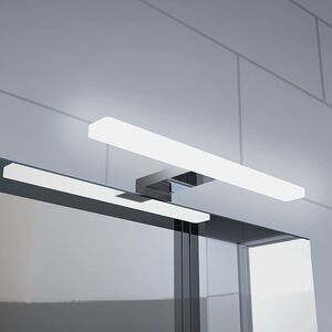 Φωτιστικό καθρέφτη LED G. LUX, IP44, 8W, 4000 K, 800 lm, γυαλιστερό χρώμιο, 30 εκ.