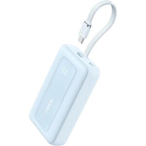 Anker | Power Bank with Built-In USB-C Cable | A1688031 | 10000 mAh | 30W Output | Blue