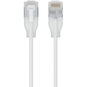 Ubiquiti UACC-Cable-Patch-EL-C6A-3M-W, 3 μ, Cat6a, RJ-45, RJ-45, Διαφανές, Λευκό