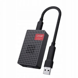 Αναγνώστης καρτών Lexar microSDXC Express, συμβατός με microSD UHS-I, R900MB/s με ενσωματωμένο ανεμιστήρα (USB3