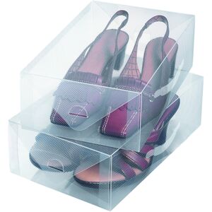 ORDINETT Apavu uzglabasanas kastes 2gab. S 30x18x9 5cm Top Class 1240148