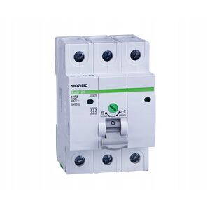 Διακόπτης απομόνωσης Noark EX9I125 100875 πλάτος 3 μονάδες 3-θέσεων 40A 3P γκρι