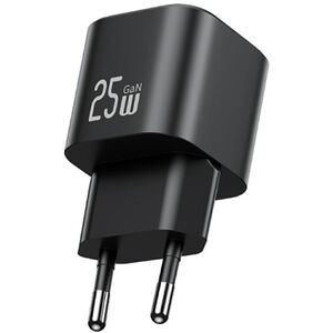 Ładowarka sieciowa USAMS JC Series CC289 25W GaN Mini Fast Charger USB-C czarny