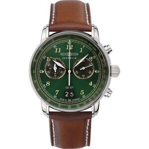 Zegarek Zeppelin LZ127 8684-4 Quartz Zielony (260189)