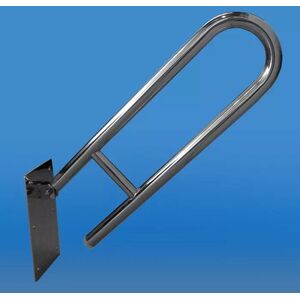 Alkotest UUWC-7,5 INOX / CORRADOMED / Πτυσσόμενη λαβή τουαλέτας INOX 750MM FI32