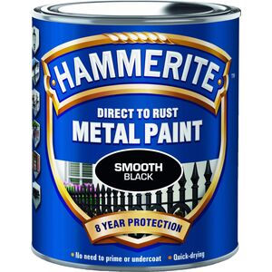 Hammerite Γυαλιστερό Βερνίκι - Μαύρο - 250 ml.