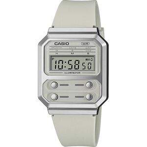 Zegarek Casio Zegarek damski Casio A100WEF-8AEF szary
