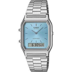 Zegarek Casio Zegarek męski Casio AQ-230A-2A1MQYES srebrny