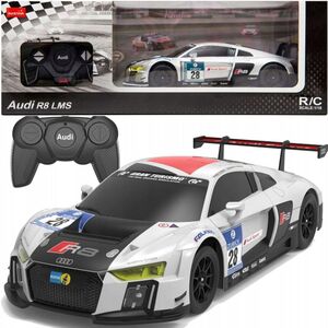 Αυτοκίνητο R/C 1:24 Τηλεκατευθυνόμενο Σπορ AUDI R8 LMS Λευκό